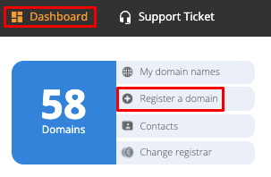 Register a domain
