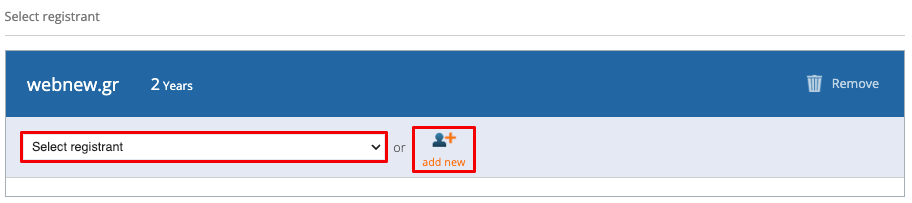 Select Registrant