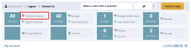 My Domain Names My Domain Names