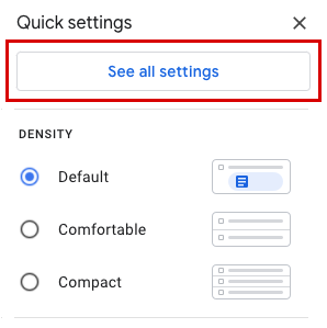 See all settings
