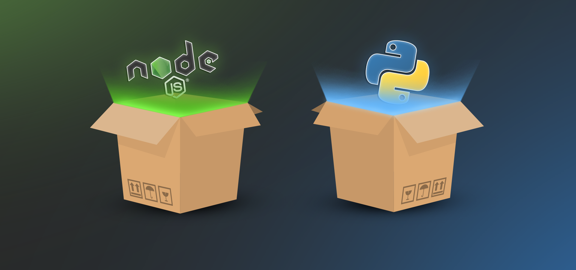 Νέες τεχνολογίες στις web hosting συνδρομές - Node.js & Python